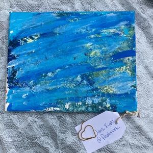 8 x 10 Fluid Art Painting